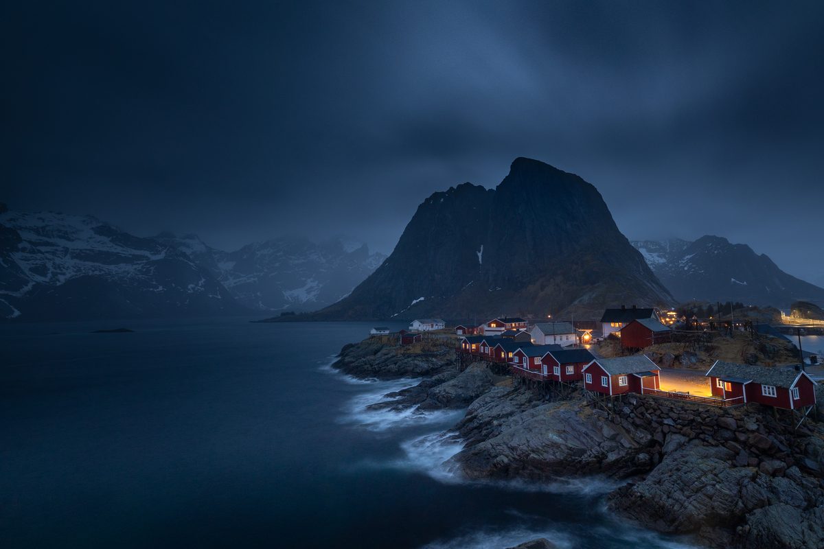 Lofoten at night